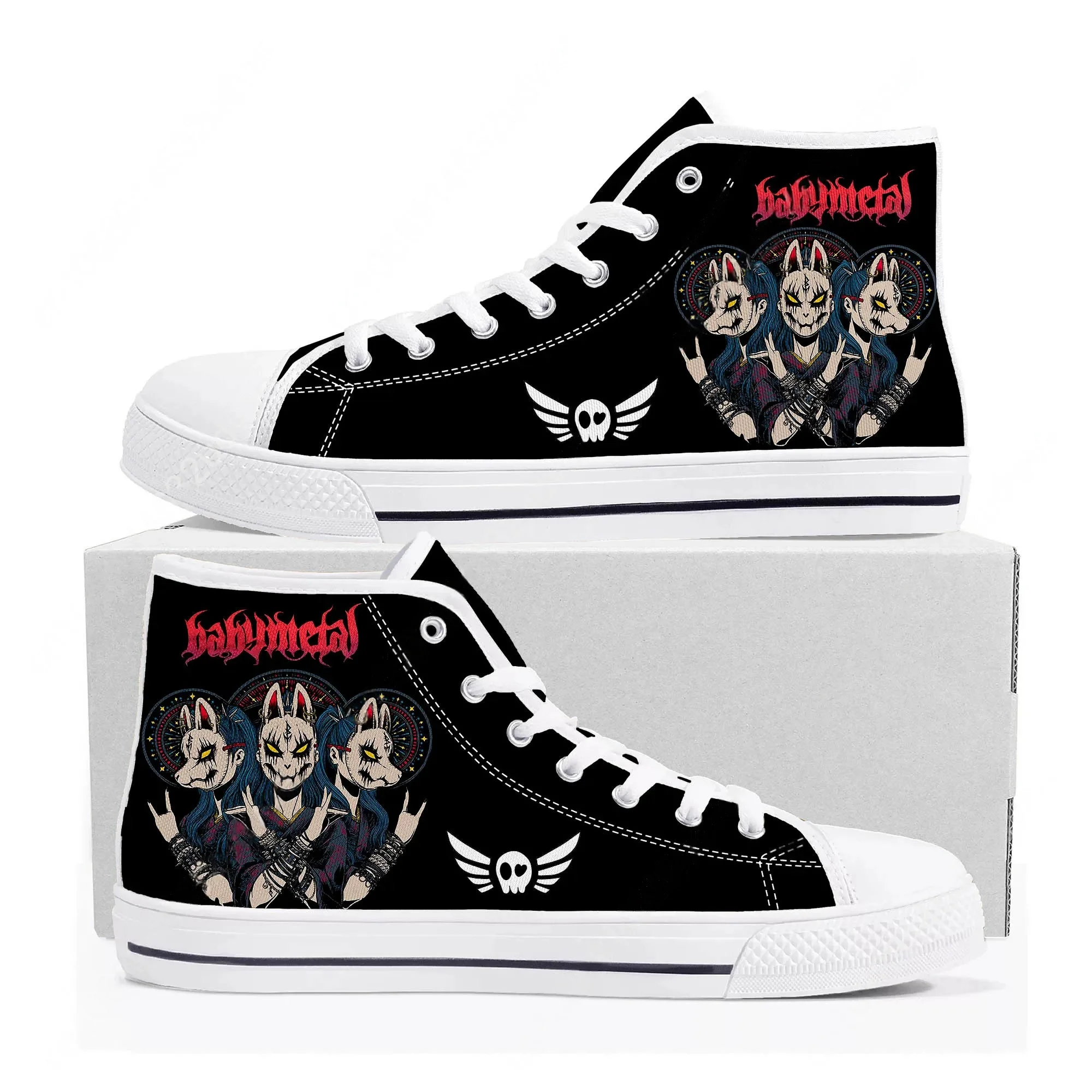 Men Shoes Japan - Кроссовки Babymetal Japan Band, высокие, унисекс,
