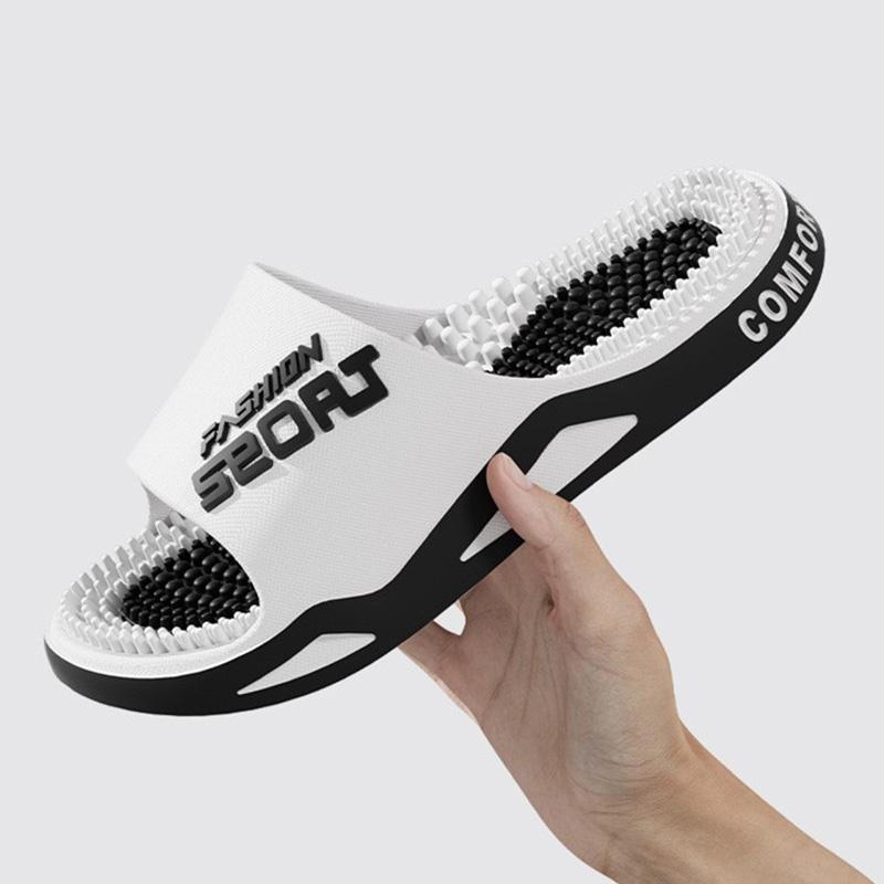 Men Shoes Everyday - Новые мужские массажные тапочки, летние шлепанцы,