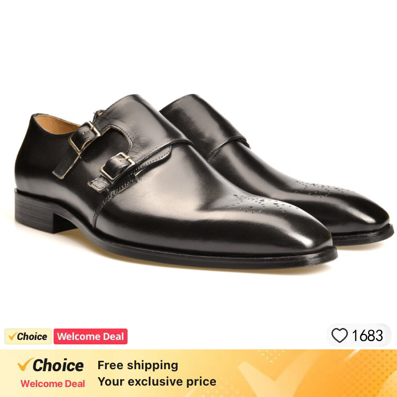 Men Shoes Eu To Us Size - Мужские деловые кожаные туфли-оксфорды на шнуровке,