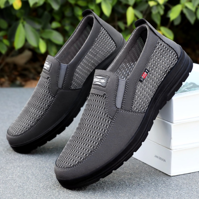 Men Shoes Loafers - Мужские слипоны из дышащей сетки с