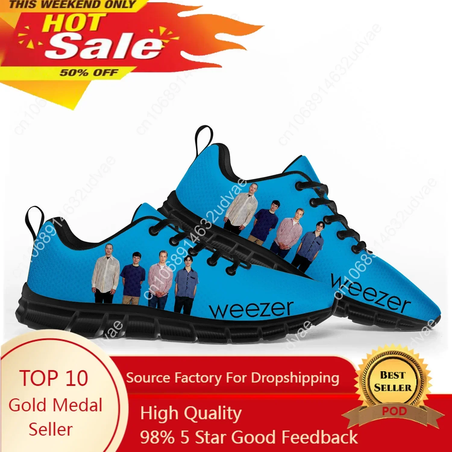 Men'S Shoes No Laces - Кроссовки Weezer для мужчин и женщин,