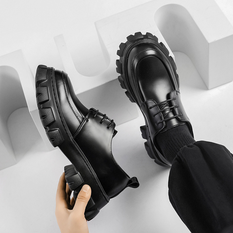 Men Shoes Prada - Мужские кожаные туфли, черные повседневные туфли