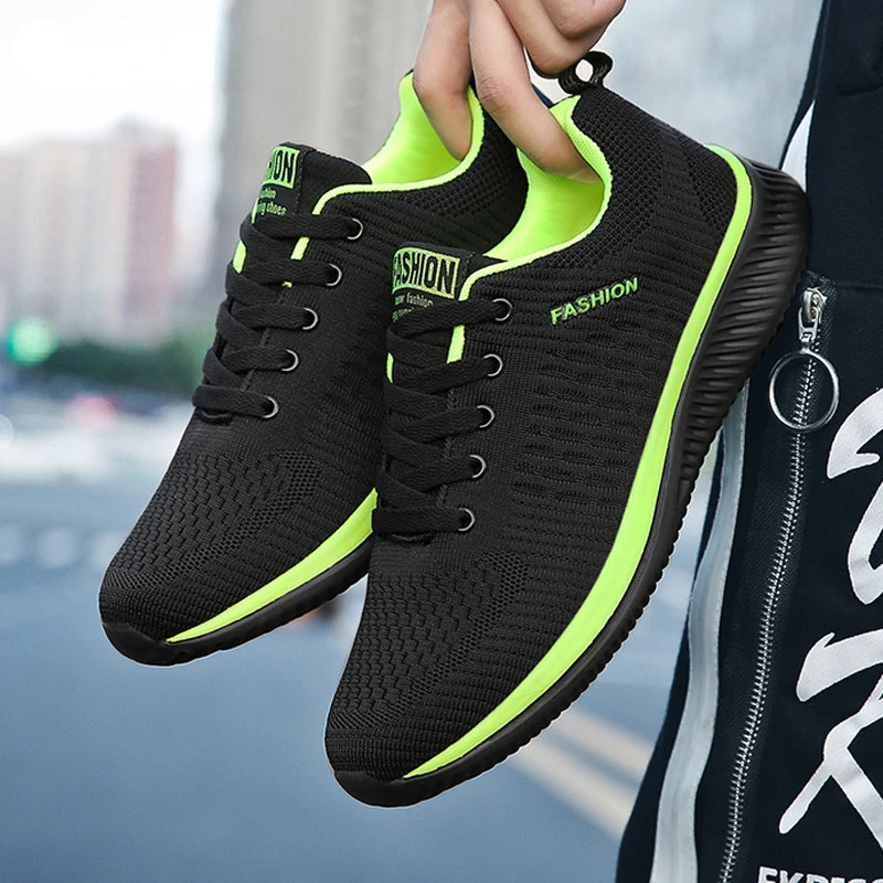 Men'S Shoes For Gym - Кроссовки мужские/женские трикотажные дышащие, повседневная спортивная