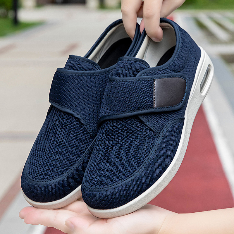 Men'S Shoes Diabetic - Мужские регулируемые ортопедические туфли для пожилых