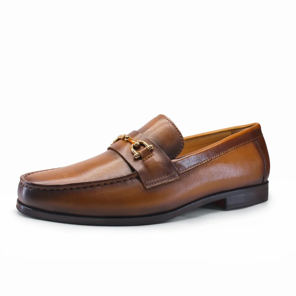Men Shoes Loafers - Мужские лоферы, модельные туфли с круглым