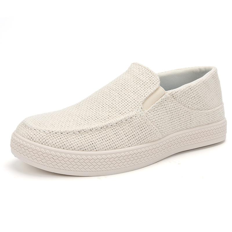 Men Shoes Everyday - Мужские льняные слипоны с дышащим верхом