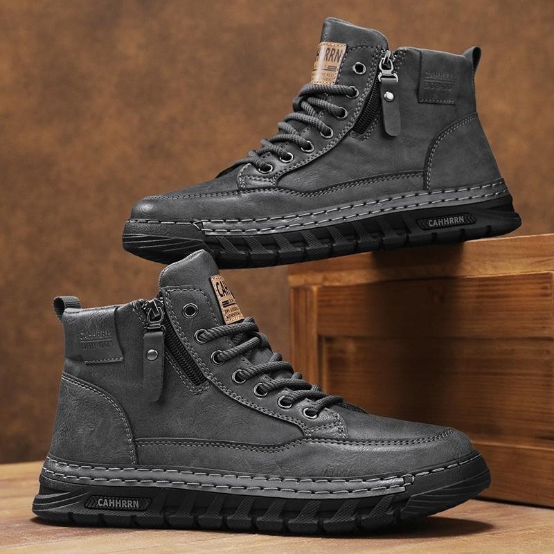 Мужские кожаные высокие ботинк – обзор и цена Men Shoes Type