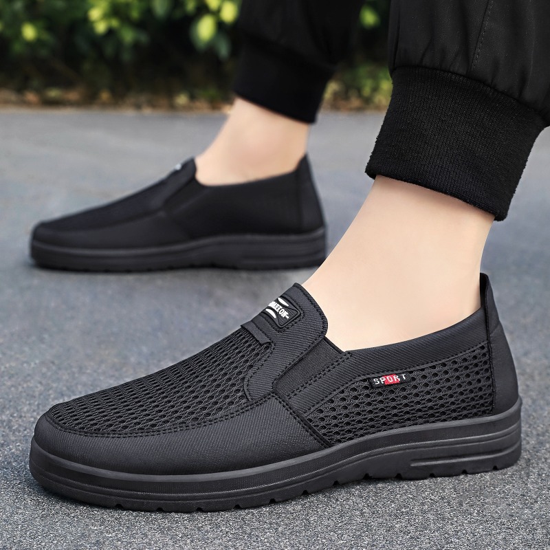 Мужские слипоны из дышащей сет – обзор и цена Men Shoes Loafers