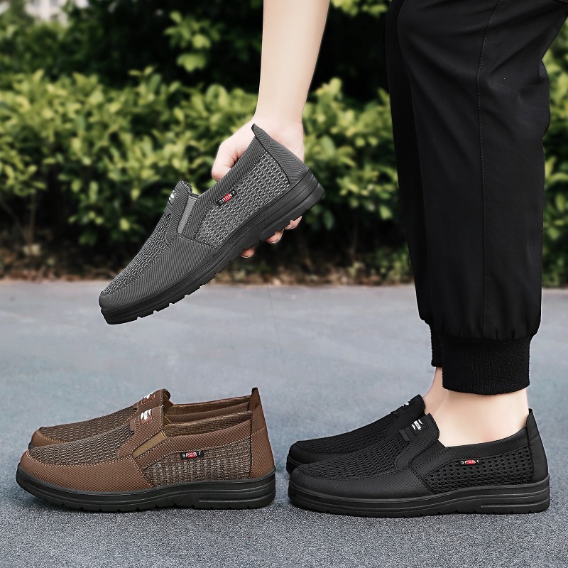 Мужские слипоны из дышащей сет – обзор и цена Men Shoes Loafers