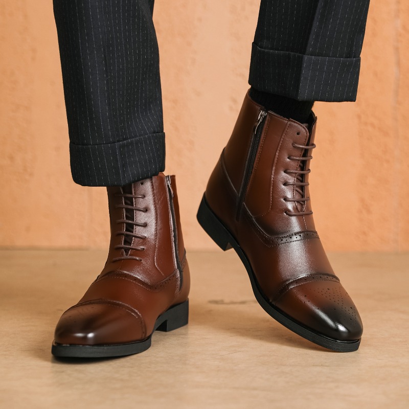 Роскошные мужские ботинки, нов – обзор и цена Men Shoes Classic