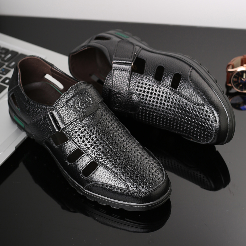 Мужские сандалии из натурально – обзор и цена Men Shoes Eu To Us Size