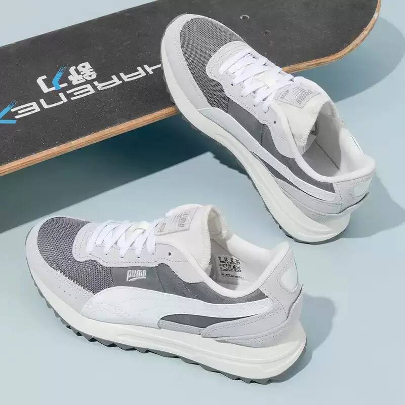 Мужские бело-черные низкие кро – обзор и цена Men'S Shoes Puma Sneakers