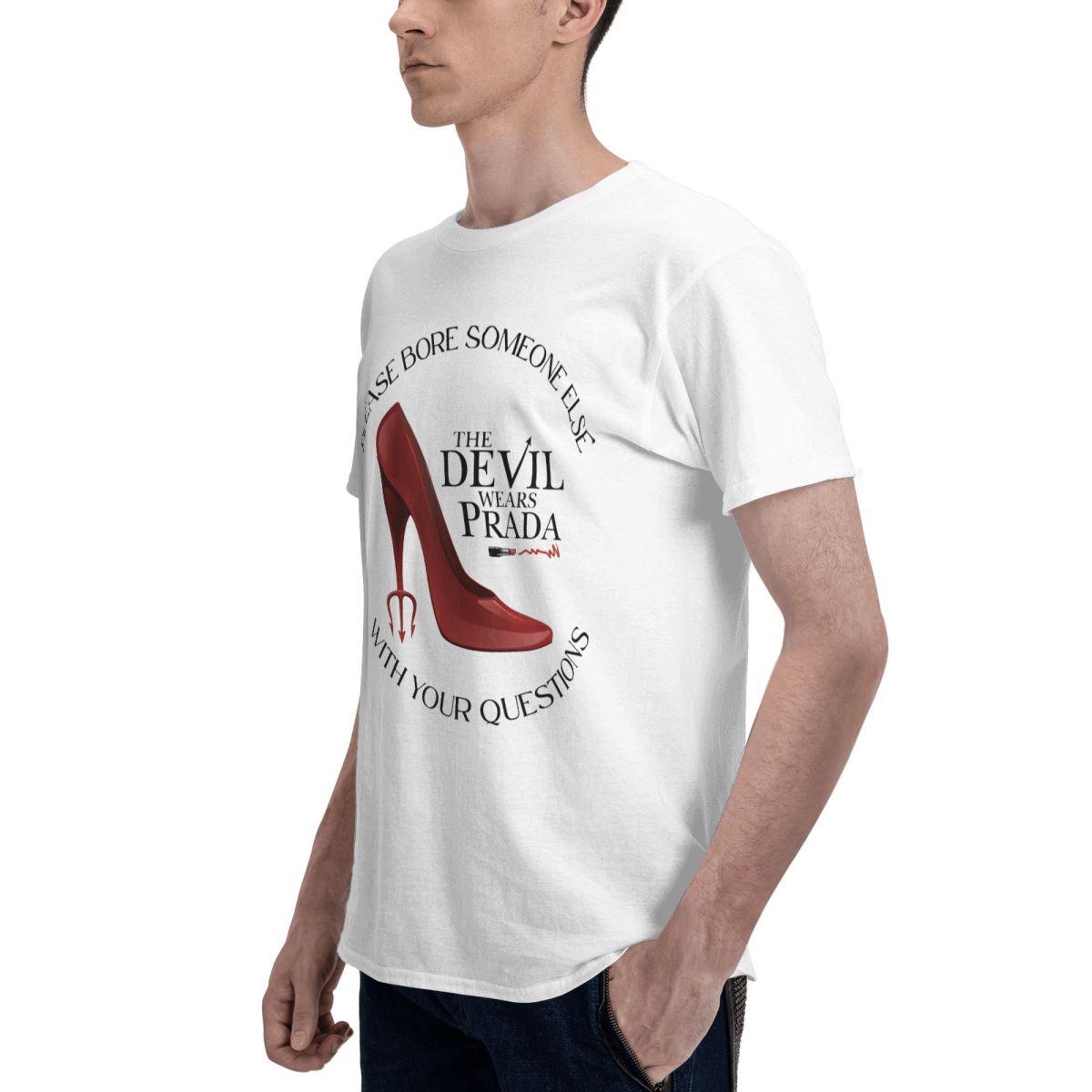 Мужская красная футболка на вы – обзор и цена Men Shoes Prada