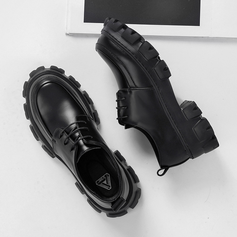 Мужские кожаные туфли, черные  – обзор и цена Men Shoes Prada