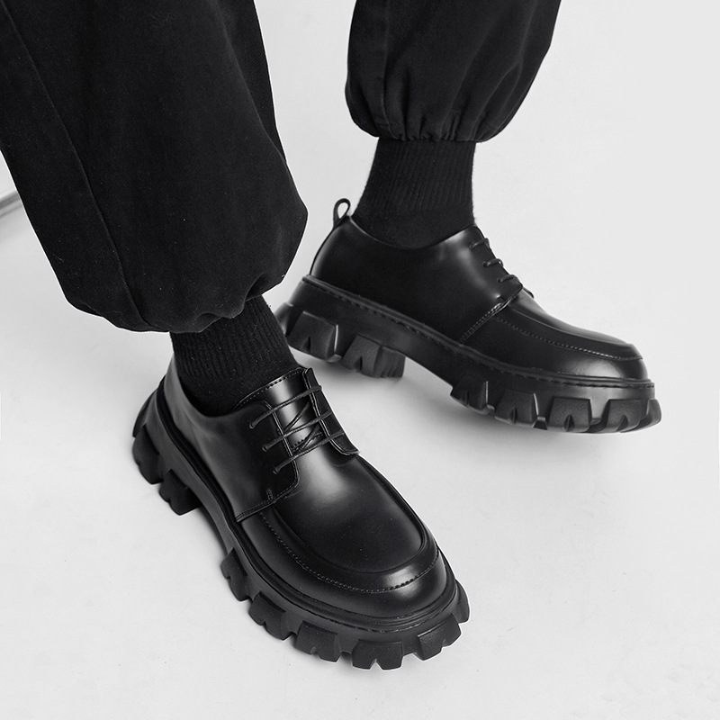 Мужские кожаные туфли, черные  – обзор и цена Men Shoes Prada