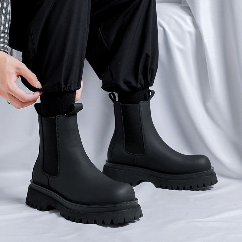 Мужские черные высокие ботинки – обзор и цена Men Shoes Type