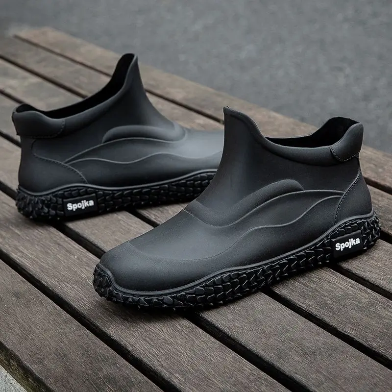 Офисные короткие резиновые сап – обзор и цена Men Shoes Offer