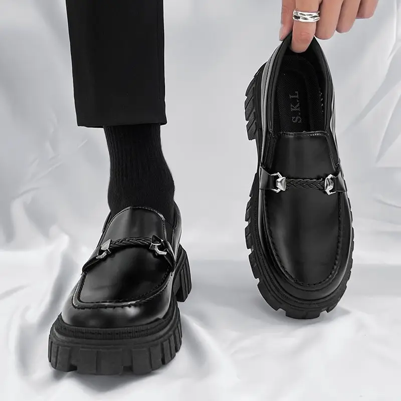 Мужские кожаные лоферы на плат – обзор и цена Men Shoes Prada