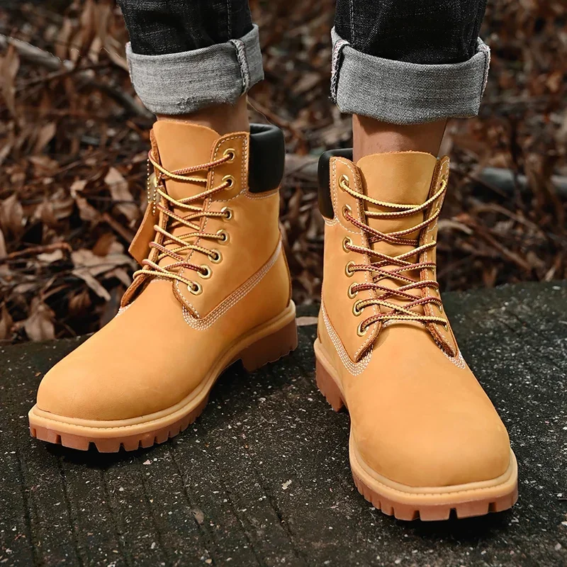 Сапоги Мужские высокие сапоги  – обзор и цена Men'S Shoes No Laces